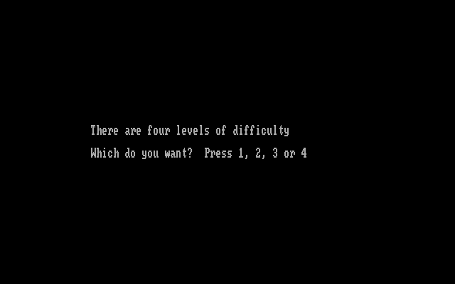 Skill Builders IBM PC/Compatibles Screenshot: Memory builder skill level?