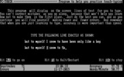 Skill Builders for IBM PC/Compatibles - Typing a sentence...oops, that's one mistake so far!