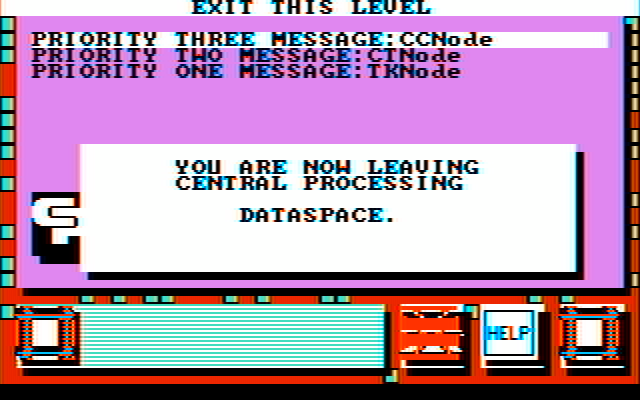 Portal IBM PC/Compatibles Screenshot: Leaving central processing...