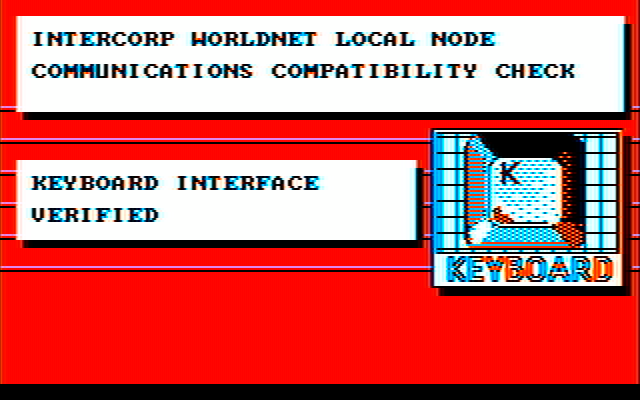 Portal IBM PC/Compatibles Screenshot: Keyboard interface verified...