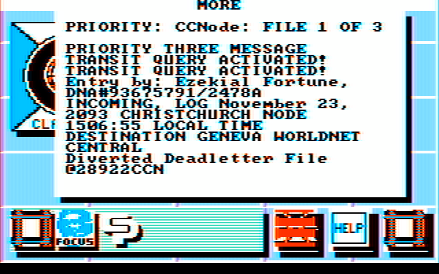 Portal IBM PC/Compatibles Screenshot: Reading some information...