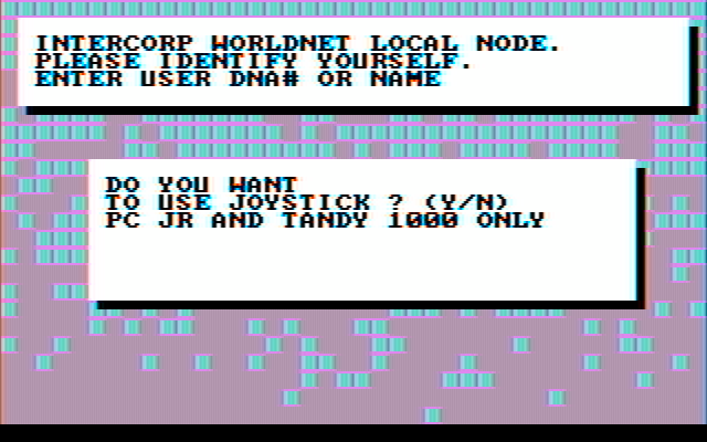 Portal IBM PC/Compatibles Screenshot: Do you have a joystick?