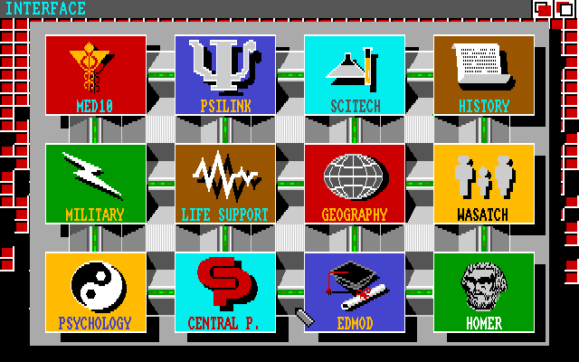 Portal Amiga Screenshot: The main game screen.