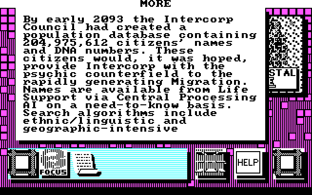 Portal IBM PC/Compatibles Screenshot: A part of the story.