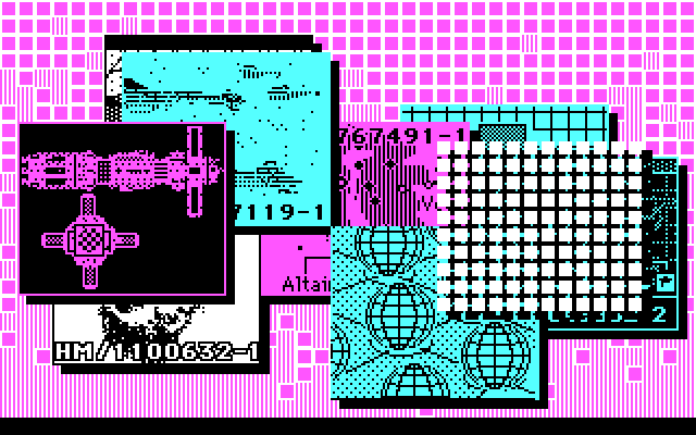 Portal IBM PC/Compatibles Screenshot: Part of the introduction sequence.