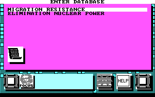 Portal IBM PC/Compatibles Screenshot: Inside one of the databases.