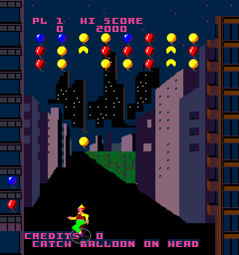Kick Arcade Screenshot: Game attract mode.