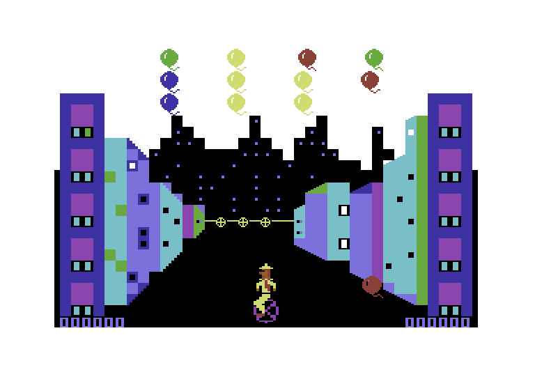 Kick Commodore 64 Screenshot: Game start.