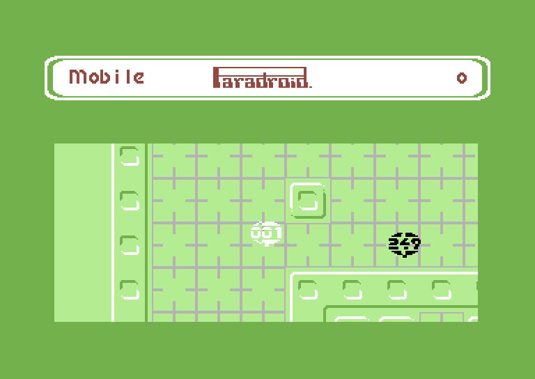 Paradroid Commodore 64 Screenshot: The low numbered robots are less dangerous...