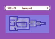 Paradroid for Commodore 64 - Map of the current deck.