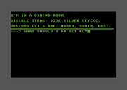 Adventure Pak for Commodore 64 - Trip to Atlantis - In a dining room. There is a silver key here.
