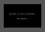 Adventure Pak for Commodore 64 - Castle Adventure - Title screen.