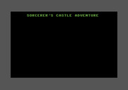 Adventure Pak for Commodore 64 - Sorcer's Castle - Title screen.