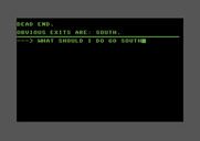 Adventure Pak for Commodore 64 - Trip to Atlantis - A dead end, better turn around...