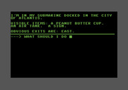 Adventure Pak for Commodore 64 - Trip to Atlantis - The game begins here.