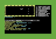 Space Games for Commodore 64 - Trek 64 - Game start.