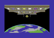 Space Games for Commodore 64 - Creeps - Introduction; the alien invaders arrive.