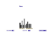 Space Games for Commodore 64 - Rebel Bomber - Game start.