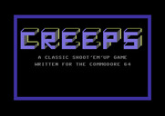 Space Games for Commodore 64 - Creeps - Title screen.