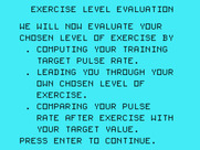 Physical Fitness for TI-99/4A - Ready for the evaluation?