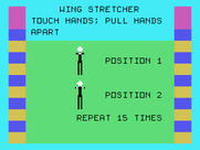 Physical Fitness for TI-99/4A - First, the wing stretcher...