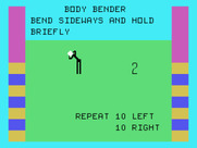 Physical Fitness for TI-99/4A - Now, bend sideways...