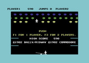Clowns for Commodore 64 - Start a one or two player game?