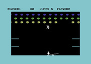 Clowns for Commodore 64 - Trying to reach the balloons...