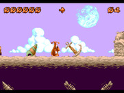 Puggsy for Amiga - Walking along the first level...