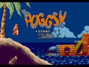 Puggsy for Amiga - Main menu.