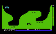 Jupiter Lander for Commodore VIC-20 - Game start.