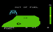 Jupiter Lander for Commodore VIC-20 - Out of fuel...game over.