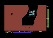 Jupiter Lander for Commodore 64 - Almost reached the x10 landing pad...