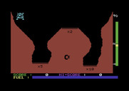 Jupiter Lander for Commodore 64 - Game start.