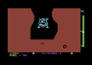 Jupiter Lander for Commodore 64 - Attempting to land on the x5 space...