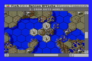Full Metal Planet for Apple IIgs - Placing a base on the map.