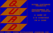 Quad for IBM PC/Compatibles - Title screen.