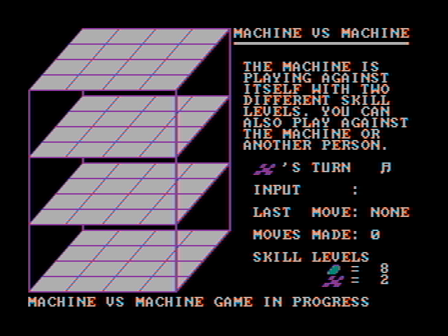 Quad IBM PC/Compatibles Screenshot: Game demo, part 1.