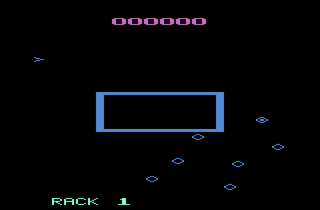 Omega Race Atari 2600 Screenshot: Ready to begin the game?