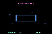Omega Race for Atari 2600 - Only a few opponents left as I circle around the screen.