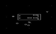 Omega Race for Commodore VIC-20 - Game start.