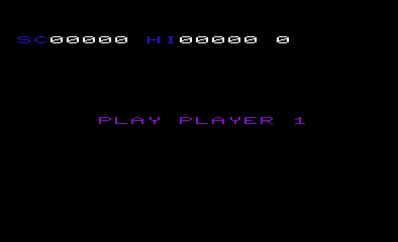 VIC Avenger Commodore VIC-20 Screenshot: Ready player one?