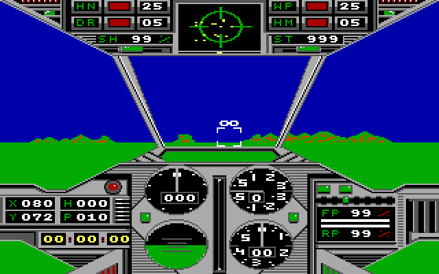 Prowler IBM PC/Compatibles Screenshot: Game start.