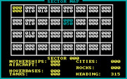 Prowler for IBM PC/Compatibles - Sector map.