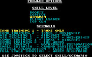 Prowler for IBM PC/Compatibles - Game options.