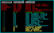 Prowler for IBM PC/Compatibles - Game controls.