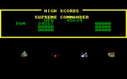 Prowler for IBM PC/Compatibles - The high score table.