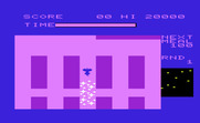 Radar Ratrace for Commodore VIC-20 - Game demo mode.