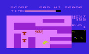 Radar Ratrace for Commodore VIC-20 - Eeek! So close to the cheese, but got caught...
