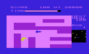 Radar Ratrace for Commodore VIC-20 - Here's a piece of cheese.